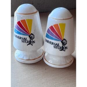 Universal Studios Vintage Ceramic Salt Pepper Shakers